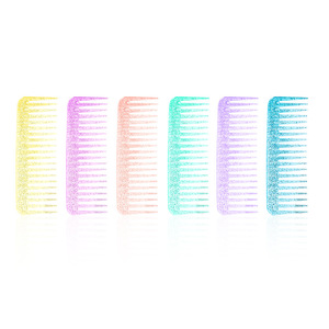 <b>Wide</b> Tooth Hair <b>Comb</b> Large Size Shimmering Color Home Use PS Material Styling <b>Comb</b> For General Population - Product Image 2