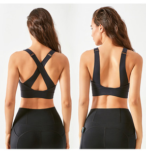 Nouvel Arrivage S-<span class=keywords><strong>3</strong></span> <span class=keywords><strong>XL</strong></span> Grande <span class=keywords><strong>Taille</strong></span> Soutien-gorge de Sport à Fermeture Éclair pour Gym, Fitness et Yoga à Fort Impact - Product Image 6