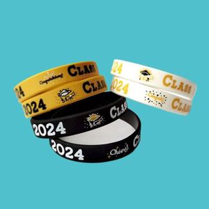 Pulsera de Silicona Conmemorativa de la Clase 2025 para Estudiantes y Profesores, para Fiestas de Graduación Escolares - Product Image 6