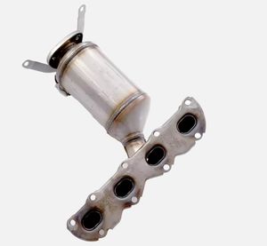 Bonne qualité Euro4 Euro5 Euro6 pièces de voiture à essence convertisseur catalytique à ajustement direct avec substrat en nid d'abeille pour Volkswagen Polo - Product Image 2