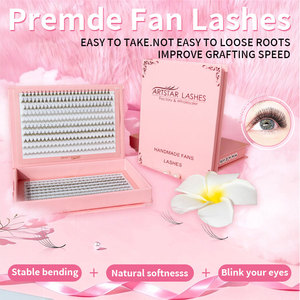 Extensions de cils pré-éventailées imperméables et résistantes à la transpiration, longue tenue pour le quotidien, le travail, le <span class=keywords><strong>sport</strong></span> et les occasions spéciales - Product Image 2