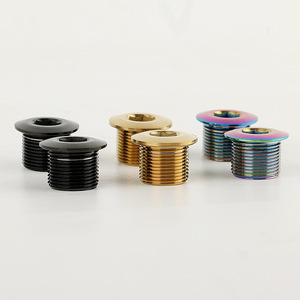 Boulons de manivelle en alliage de titane pour vélo de route VTT M15 * 12mm * 1.0 pièces de fixation de pédalier - Product Image 1