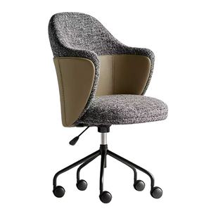 Light Luxury Computer Chair Home Chair Office Chair Comfortable Backrest Rotatable Chair <b>Study</b> Book <b>Desk</b> and Chair - Product Image 1