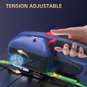 Máquina de flejado semiautomática portátil de 14.4V/4.0AH con batería recargable V2 para flejado de PET - Product Image 2