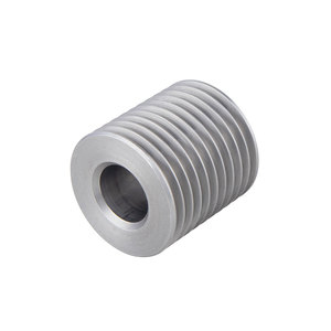 Poleas de transmisión de motor eléctrico de acero inoxidable de 3V, 5V, 8V, rodillos ranurados, poleas tensoras y correas Poly V - Product Image 6