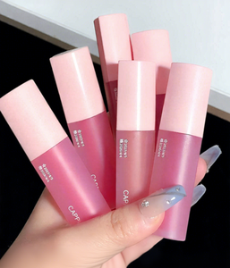 Brillant à Lèvres Rose Doux Imperméable Longue Tenue Hydratant, Design Cœur d'Amour, Rouge à Lèvres Mignon Minéral 6 Couleurs - Product Image 2