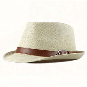 Wholesale Custom <b>Mens</b> Panama Fedora <b>Hats</b> <b>Straw</b> <b>Hat</b> - Product Image 5