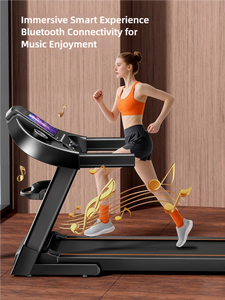 Cinta <span class=keywords><strong>de</strong></span> correr silenciosa para el hogar, resistente, para fitness en interiores, pérdida <span class=keywords><strong>de</strong></span> peso, <span class=keywords><strong>velocidad</strong></span> Variable para entrenador inclinado, prueba inalámbrica <span class=keywords><strong>de</strong></span> frecuencia cardíaca - Product Image 5