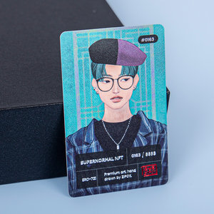 Carte <span class=keywords><strong>postale</strong></span> couleur double face personnalisée de haute qualité cartes photographiques sérigraphiées carte-cadeau magnétique pour la collection - Product Image 4