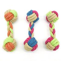 Venta Directa de Fábrica: Cuerda Trenzada para Masticar, Resistente a Mordeduras, para Limpieza Dental, Cuerda de Algodón para Cachorros, Accesorios para Juguetes de Mascotas