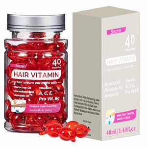 Hot Selling No Spoeling Vitaminen A C E Pro B5 Conditioner Met Argan Macadamia <span class=keywords><strong>Avocado</strong></span> Oliën Haar Behandeling Serum Capsule - Product Image 1
