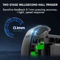 Joystick de Juego X5 MINI, Gamepad con Giroscopio de Seis Ejes, Control de Juego Inalámbrico/BT con Combo TURBO para Teléfono con Soporte para Teléfono CN/GUA