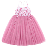 RTS 6 Dollar au détail 1PC filles fantaisie Tutu robe été Promotion liquidation sans manches dos nu Tulle enfants robe