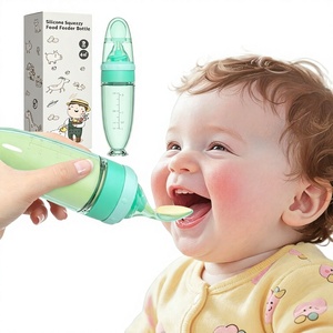 Botella de Silicona <span class=keywords><strong>para</strong></span> Pasta de <span class=keywords><strong>Arroz</strong></span> <span class=keywords><strong>para</strong></span> Bebés, Cuchara de Alimentación con Sistema de Compresión, Botella <span class=keywords><strong>para</strong></span> Pasta de <span class=keywords><strong>Arroz</strong></span>, Cuchara de Silicona <span class=keywords><strong>para</strong></span> Alimentos Complementarios <span class=keywords><strong>para</strong></span> Bebés - Product Image 1