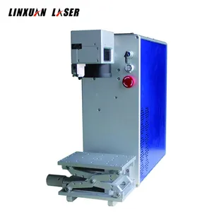 Hot bán giá thấp nhựa con dấu sợi nylon Laser đánh dấu máy cho sản phẩm khuyến mãi