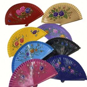 Abanicos de Mano Plegables de Bambú Personalizables de 23 cm con Acabado de Madera Lacada, Impresos por Ambos Lados, de España - Product Image 3