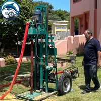 Foreuse hydraulique électrique 3KW pour puits d'eau, profondeur de forage max. 100m, utilisation agricole, machine de forage montée sur camion