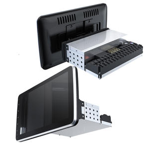 Lecteur de voiture à écran tactile 10 pouces 1 Din stéréo Audio rétractable <span class=keywords><strong>Pioneer</strong></span> <span class=keywords><strong>Radio</strong></span> caméra de recul universelle <span class=keywords><strong>Radio</strong></span> Android - Product Image 1