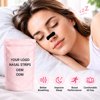 Bandes nasales personnalisées OEM ODM, ruban adhésif respirant pour le sommeil, anti-ronflement, soutien respiratoire pour le sport, certifié CE