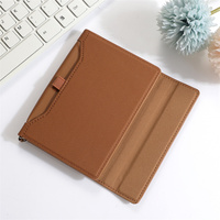 Couverture de livre de passeport de porte-billet de voyage de luxe antivol RFID avec fente pour stylo