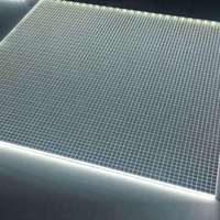 GAOLIANGGUANG GLG-DGB-01 Plaque de guidage de lumière PMMA à points laser pour panneau LED, plaque acrylique LGP ultra-mince, taille personnalisée