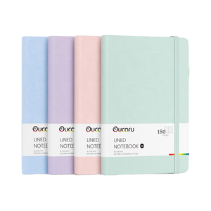 دفتر يوميات 4 قطع 100 صفحة مقاس <span class=keywords><strong>A5</strong></span> ورق سميك 100 جرام يوميات يومية صغيرة للنساء والرجال للعمل والأعمال والمدرسة - Product Image 1