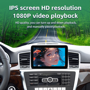 نظام وسائط متعددة لاسلكي للسيارة مع أندرويد أوتو وكاربلاي، شاشة 9.3 بوصة لسيارات مرسيدس بنز الفئة M طراز W166 ML250 ML350 GL مع نظام تحديد المواقع ومشغل MP3 وضمان لمدة سنة - Product Image 4