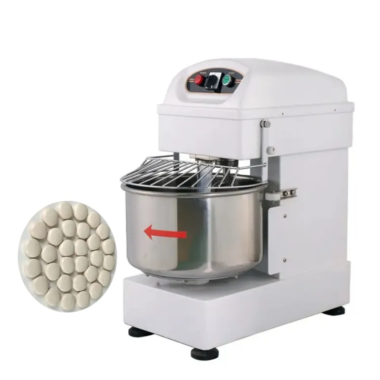 Auto impastatrice a spirale 25 kg flour kneader machine 60L industrial spiral dough mixer