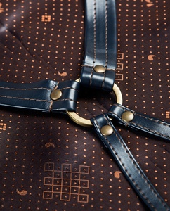 ผ้ากันเปื้อนหนังแท้ถอดได้พร้อมโลโก้สลักด้วยเลเซอร์ออกแบบมาสำหรับบาริสต้าและช่างฝีมือของบาร์เทนเดอร์ - Product Image 6