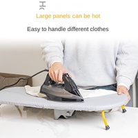Planche à repasser portable pliable de bureau, petite table à repasser domestique, rangement facile à suspendre pour vêtements, planche à repasser pratique