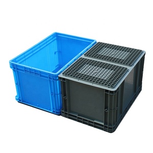 Caja <span class=keywords><strong>de</strong></span> Almacenamiento Apilable <span class=keywords><strong>de</strong></span> Plástico Sólido WLL EU 600*400*230mm Reciclable con Logotipo Personalizado para Logística - Product Image 1