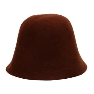 Topi wol organik kustom gantungan topi sauna felt buatan tangan topi sauna mencapai pabrik topi sauna bulu domba logo kustom