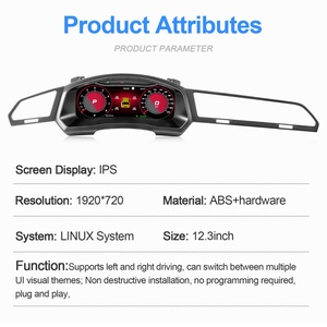 Navihua Upgrade Linux Dashboard LCD <b>Digital</b> <b>Speedometer</b> Panel <b>for</b> VW Volkswagen Tiguan L 2017-2021 New <b>for</b> Auto Meter - Product Image 2