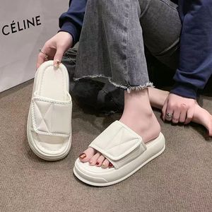 2024 nuovo per <span class=keywords><strong>Velcro</strong></span> antiscivolo pan di spagna sandali da spiaggia pigri e per <span class=keywords><strong>pantofole</strong></span> da <span class=keywords><strong>donna</strong></span> fondo spesso per <span class=keywords><strong>pantofole</strong></span> da indossare - Product Image 5