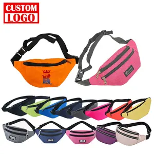 Fashion Colorful Flower Printing Fanny Pack Belt Bag Men Chest Belt Shoulder Bag Sport Waist Bag