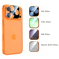 Protection magnétique d'objectif photo ND32 pour iPhone 17 Pro Max, accessoires de téléphone portable, filtre CPL UV ND pour iPhone 17 Pro