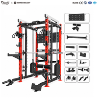 Rack de musculation pour salle de sport à domicile, équipement de musculation, machine Smith, entraîneur fonctionnel, rack à squats, musculation, multifonctionnel, personnalisable