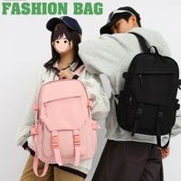 Sac à dos étudiant QET1099 en stock, tendance, avec logo personnalisé, grande capacité, pour l'école, décontracté, pour ordinateur portable, pour filles