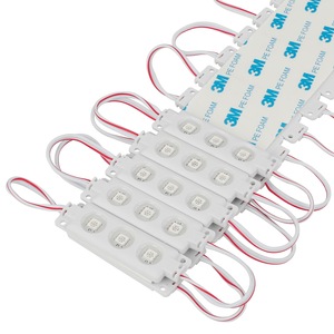 Dẫn mô-đun IP65 12V DC RGB đầy màu sắc <span class=keywords><strong>0</strong></span>.72 <span class=keywords><strong>Watt</strong></span> <span class=keywords><strong>SMD</strong></span> 5050 3 đèn <span class=keywords><strong>LED</strong></span> 12V chiếu sáng ngoài trời dẫn đóng gói loạt - Product Image 2