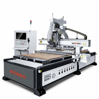Máquina de Corte CNC con Cambio Automático de Herramienta Lineal de 12 Posiciones, para Corte, Perforación y Perfilado
