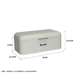 Boîte à pain pour comptoir de cuisine, conteneur de rangement pour pain en métal avec boîtes à café, thé et <span class=keywords><strong>sucre</strong></span>, ensemble <span class=keywords><strong>vintage</strong></span> de boîte à pain et de boîtes - Product Image 2
