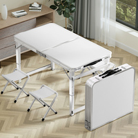 Table pliante en aluminium en gros, table de camping portable pour événements en plein air