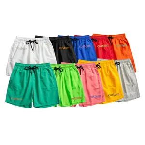 5XL grande peau de pêche velours conseil Shorts imperméable plage surf Shorts haute qualité solide hommes décontracté blanc maillot de bain