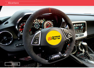 Accesorios interiores para automóviles, cubierta para <span class=keywords><strong>volante</strong></span> para <span class=keywords><strong>Chevrolet</strong></span>, envoltura para <span class=keywords><strong>volante</strong></span> en Alcantara - Product Image 3