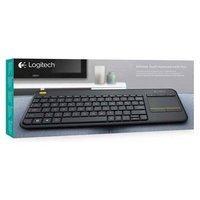 Keyboard komputer TV Touch K400 Plus Hitam 920 007135