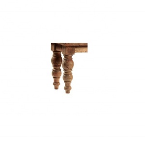 Conjunto de Bancos Rectangulares Planos de Madera Maciza para Exteriores - Product Image 2