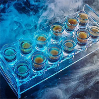 Groothandel Hot Selling Hoge Kwaliteit Transparante Shotglaasje Uniek Design voor Feest of Bar voor Cadeaus