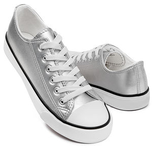 Vente <span class=keywords><strong>en</strong></span> gros de baskets pour femmes avec logo personnalisé chaussures de tennis basses <span class=keywords><strong>en</strong></span> <span class=keywords><strong>cuir</strong></span> blanc avec design de sport chaud pour l'hiver et le printemps - Product Image 2