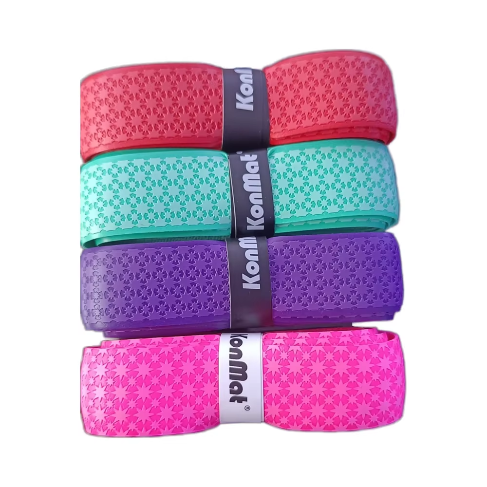 Konmat Sports High Quality Super Soft Eco-Friendly 1.8mm PU Material Pickleball Paddle Grip Anti-Slip Embossing Sweatband