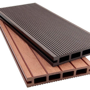 Tipos modernos Diseño decorativo Antideslizante Hueco WPC Decking Floor Outdoor WPC Composite Decking Outdoor WPC Floor Decking - Product Image 1
